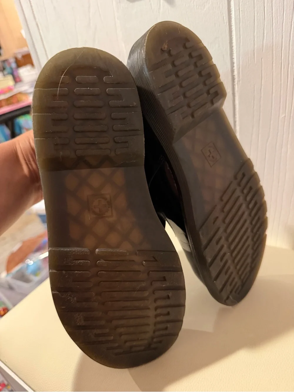 Dr. Martens Black Slip-On Shoe with Interior Size Label